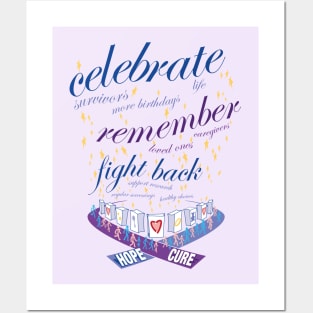 Fight Cancer - Relay for Life Luminaria II Posters and Art